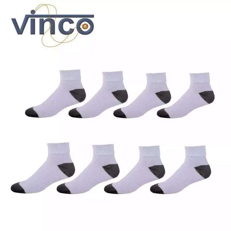 Men Ankle Quarter Sports Socks Athletic Cotton Low Cut Socks
