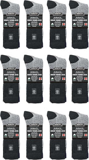 Diabetic Socks For Men and Women Loose Fit Non-Binding Thermal Diabetic Crew Cotton Socks Keep Foot Warm.