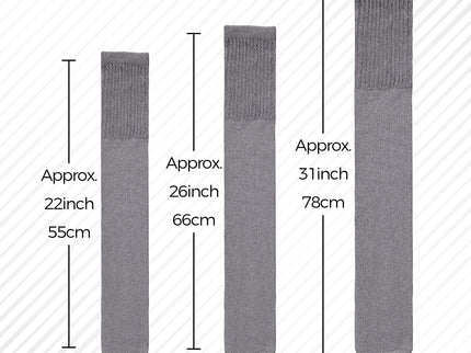 Tube Socks Men Premium Cushion Cotton Over The Calf Athletic Knee High Socks For Men Big & Tall