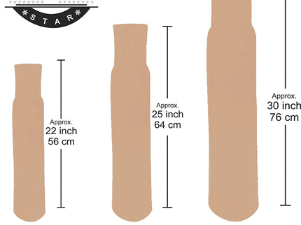 Tube Socks Men Premium Cushion Cotton Over The Calf Athletic Knee High Socks For Men Big & Tall