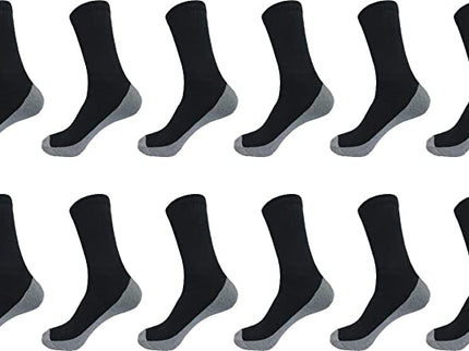 Mens Athletic Sports Cotton Crew Socks Works Cushion Socks