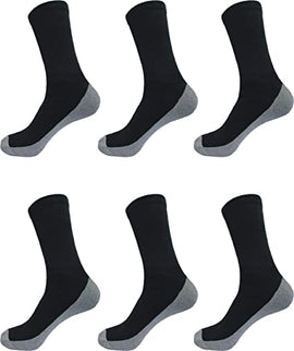 Mens Athletic Sports Cotton Crew Socks Works Cushion Socks