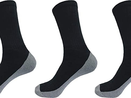 Mens Athletic Sports Cotton Crew Socks Works Cushion Socks