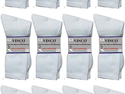 Wholesale Bulk Men’s Casual Cotton Crew Socks for All Purpose Work Sports Socks White.