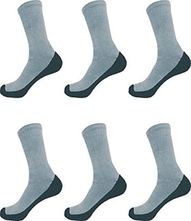 Mens Athletic Sports Cotton Crew Socks Works Cushion Socks
