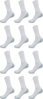 Mens Athletic Sports Cotton Crew Socks Works Cushion Socks