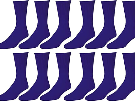 Men’s Casual Cotton Crew Socks for All Purpose Work Sports Athletic Moisture Wicking.