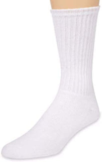 Men’s Casual Cotton Crew Socks for All Purpose Work Sports Athletic Moisture Wicking.
