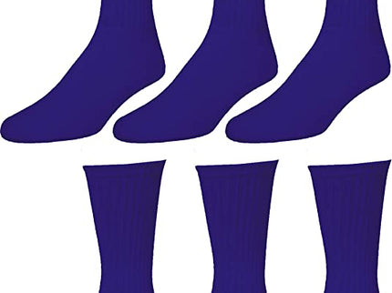 Men’s Casual Cotton Crew Socks for All Purpose Work Sports Athletic Moisture Wicking.