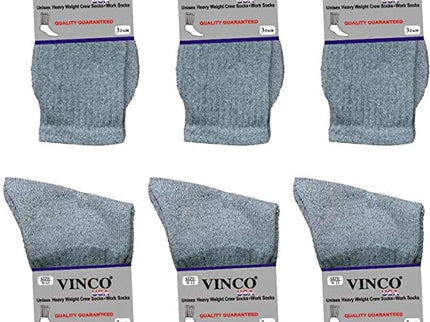 Men’s Casual Cotton Crew Socks for All Purpose Work Sports Athletic Moisture Wicking.