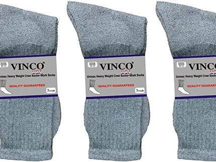 Men’s Casual Cotton Crew Socks for All Purpose Work Sports Athletic Moisture Wicking.