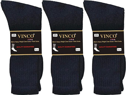Men’s Casual Cotton Crew Socks for All Purpose Work Sports Athletic Moisture Wicking.