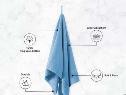 4 Piece Bath Towels Set,(27 x 54 Inches) Quick Drying Towels - Ultra-Soft, Absorbent and Stylish Designs to Elevate Your Daily Routine.