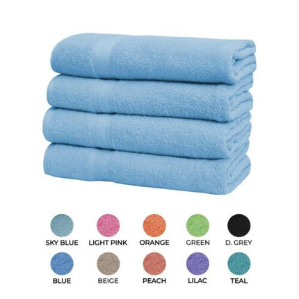 Towels 1 piece, 2 piece, 4 piece 500 GSM Cotton Bath Towels Set 27x54 Inches
