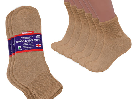 3-12 Pairs Men Women Circulatory Health Diabetic Ankle Quarter Socks  9-11 10-13 13-15