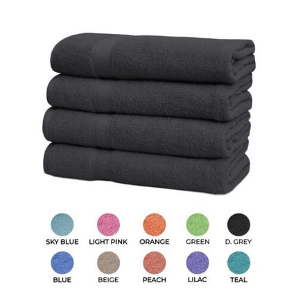 Towels 1 piece, 2 piece, 4 piece 500 GSM Cotton Bath Towels Set 27x54 Inches