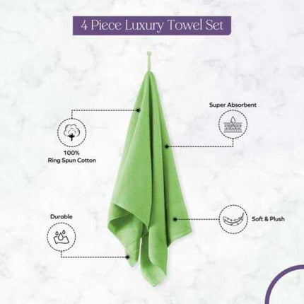 Towels 1 piece, 2 piece, 4 piece 500 GSM Cotton Bath Towels Set 27x54 Inches