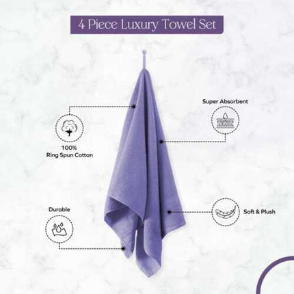 Towels 1 piece, 2 piece, 4 piece 500 GSM Cotton Bath Towels Set 27x54 Inches