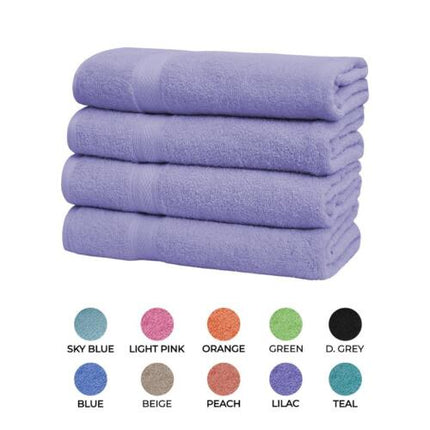 Towels 1 piece, 2 piece, 4 piece 500 GSM Cotton Bath Towels Set 27x54 Inches