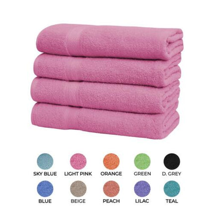 Towels 1 piece, 2 piece, 4 piece 500 GSM Cotton Bath Towels Set 27x54 Inches