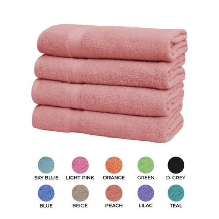 Towels 1 piece, 2 piece, 4 piece 500 GSM Cotton Bath Towels Set 27x54 Inches