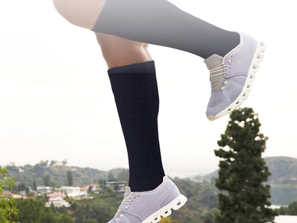6 Pairs Diabetic Socks Over The Calf - Knee High Premium Cotton Socks Men's Size 10-13 Big & Tall Size 13-16