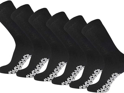 Diamond Star Anti Skid Socks Non Slip Non Binding With Grips Hospital Diabetic Crew Socks For Men Women