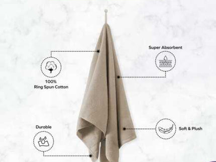 4 Piece Bath Towels Set,(27 x 54 Inches) Quick Drying Towels - Ultra-Soft, Absorbent and Stylish Designs to Elevate Your Daily Routine.