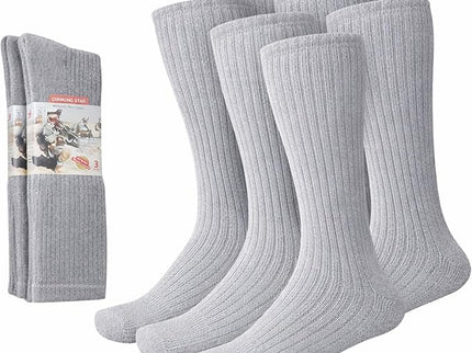 Military Boot Socks Quick-Dry Cotton Crew Socks for Firefighters, Police, Hiking