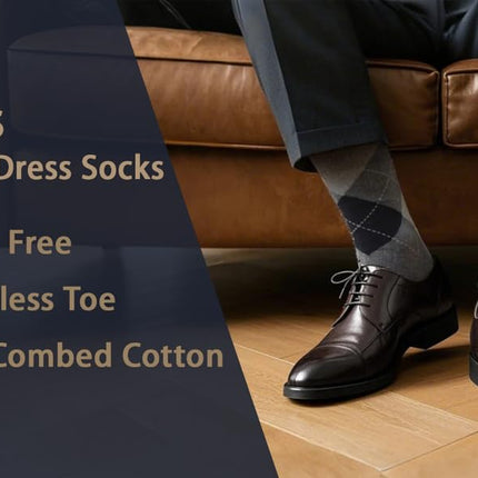 6-12 Pairs Men's Women's Cotton Dress Crew Socks Comfortable Casual Soft Socks Size 10-13