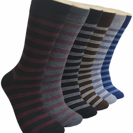 6-12 Pairs Men's Women's Cotton Dress Crew Socks Comfortable Casual Soft Socks Size 10-13