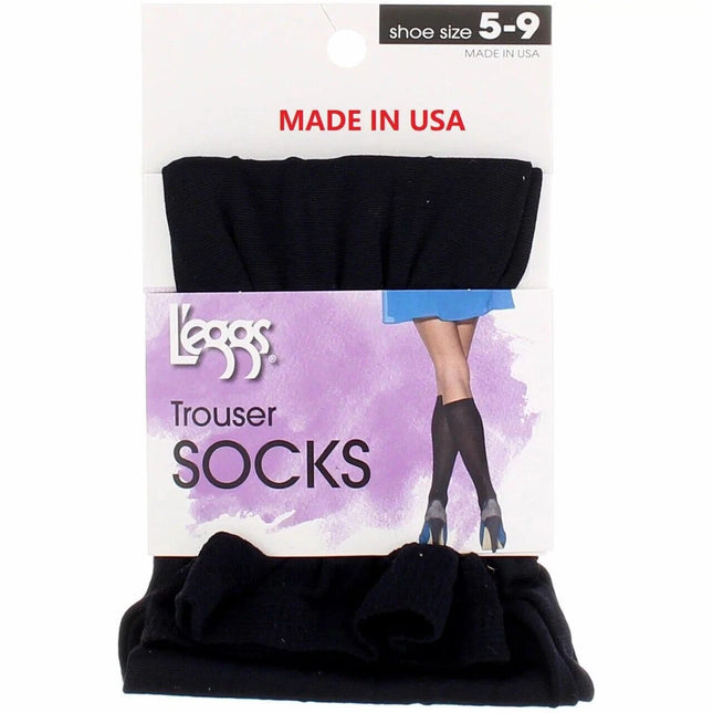 L'eggs® Women's Trouser socks size 5-9 "MADE IN USA" 6-12 Pairs