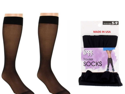 L'eggs® Women's Trouser socks size 5-9 "MADE IN USA" 6-12 Pairs