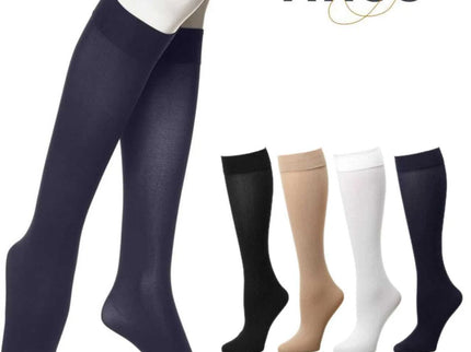 Women's Knee High Socks Trouser Socks, Stretchy Soft Thin Material 6-12 Pairs Pack.