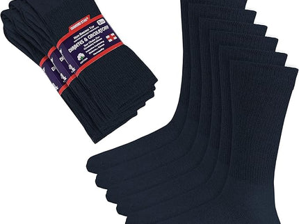 Diabetic Socks For Men Women Non-Binding Doctor Approved Diabetic Crew Socks.