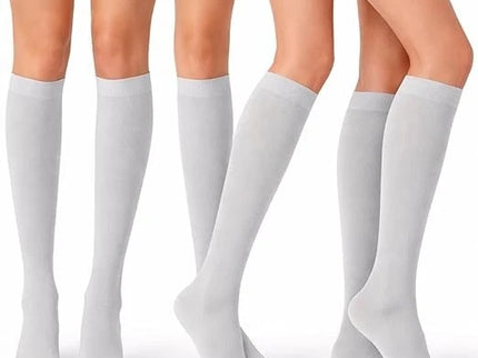 Women's Knee High Socks Trouser Socks, Stretchy Soft Thin Material 6-12 Pairs Pack.