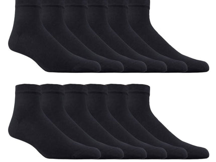 Vinco 12 Pairs Ankle socks,Comfort Fit Lightweight -No Show Sock Low-Cut Athletic Men Women Cotton Socks Size 9-11, 10-13