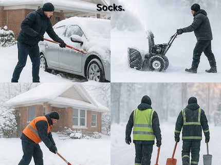 Thermal Heated Winter Socks – Insulated Cold Weather Gear for Men & Women, Thick Cushioned Warmth Socks.