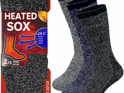 Thermal Heated Winter Socks – Insulated Cold Weather Gear for Men & Women, Thick Cushioned Warmth Socks.