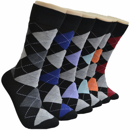 6-12 Pairs Men's Women's Cotton Dress Crew Socks Comfortable Casual Soft Socks Size 10-13