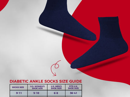 3-12 Pairs Men Women Circulatory Health Diabetic Ankle Quarter Socks  9-11 10-13 13-15