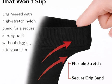 Women's Knee High Socks Trouser Socks, Stretchy Soft Thin Material 6-12 Pairs Pack.