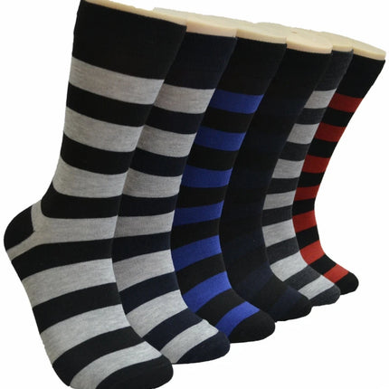 6-12 Pairs Men's Women's Cotton Dress Crew Socks Comfortable Casual Soft Socks Size 10-13