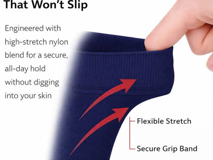 Women's Knee High Socks Trouser Socks, Stretchy Soft Thin Material 6-12 Pairs Pack.