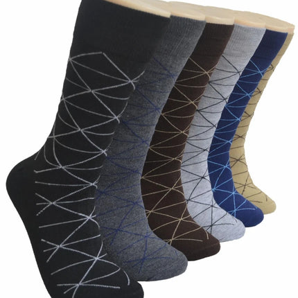 6-12 Pairs Men's Women's Cotton Dress Crew Socks Comfortable Casual Soft Socks Size 10-13