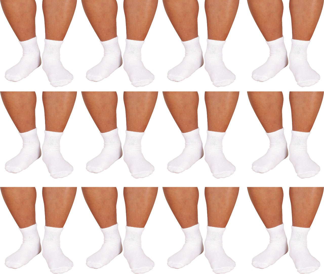12 PAIRS PACK DIABETIC SOCKS FOR MEN WOMEN NON-BINDING DOCTOR APPROVED ANKLE SOCKS WHITE , BLACK , GREY COLORS