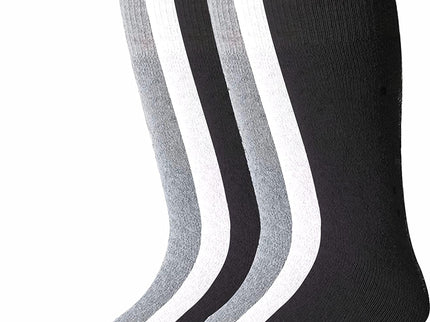 Men's 6 pairs Pack Athletic Tube Socks Running Sports OVER THE CALF Full Cushioned Premium Soft Cotton Big and Tall