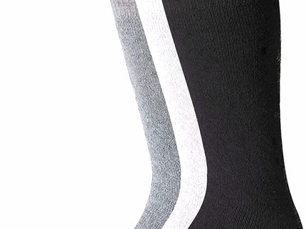 Men's 6 pairs Pack Athletic Tube Socks Running Sports OVER THE CALF Full Cushioned Premium Soft Cotton Big and Tall