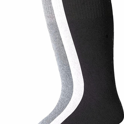 Men's 6 pairs Pack Athletic Tube Socks Running Sports OVER THE CALF Full Cushioned Premium Soft Cotton Big and Tall
