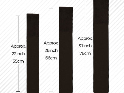Men's 6 pairs Pack Athletic Tube Socks Running Sports OVER THE CALF Full Cushioned Premium Soft Cotton Big and Tall